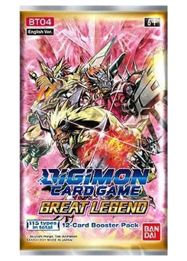 Digimon BT-04: Great Legend Booster Pack